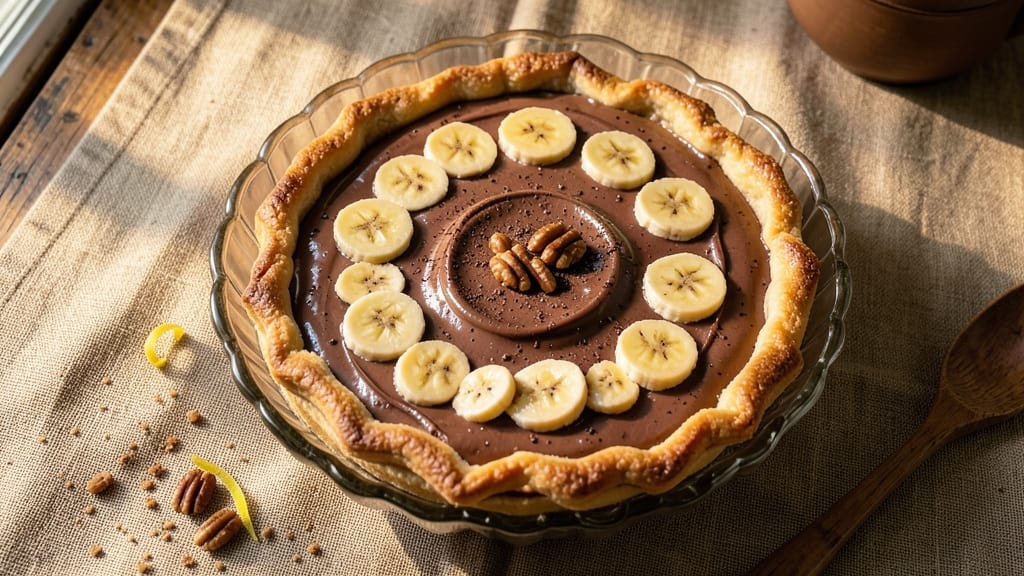 Banana Chocolate Pudding Pie Recipe: Triple-Layered Magic With Warm Vanilla Swirls