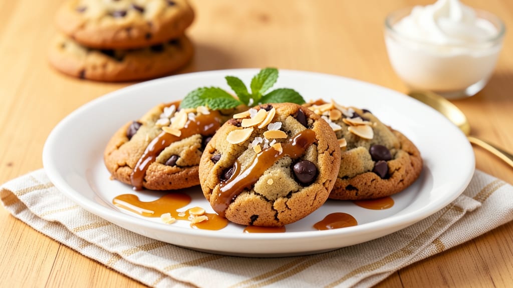 Caramel Coconut Chocolate Chip Cookie Recipe: Triple-Layered Crunch With Salty-Sweet Balance
