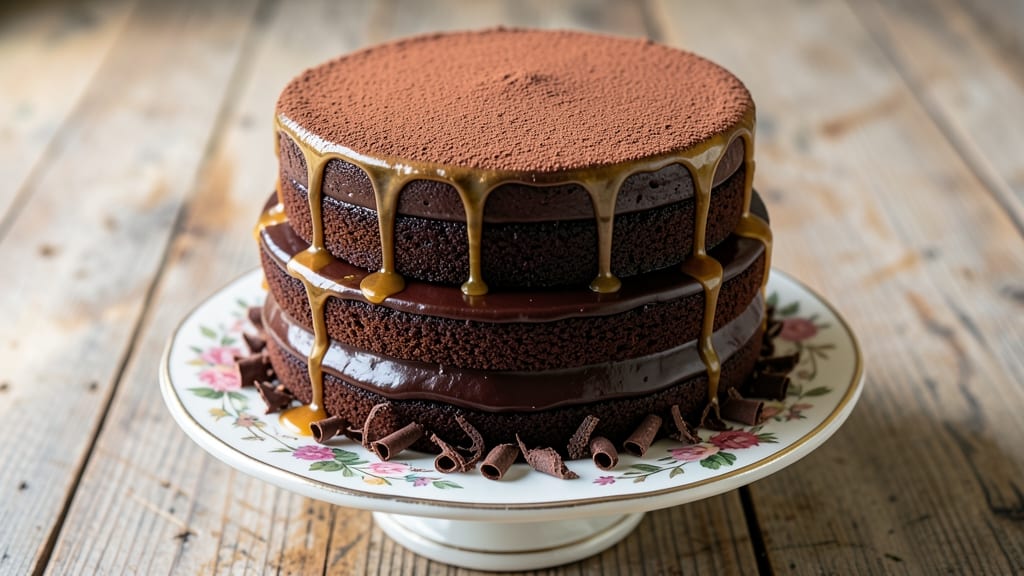 Best Filipino Chocolate Cake Recipe: Coffee-Infused Layers with Crunchy Topping
