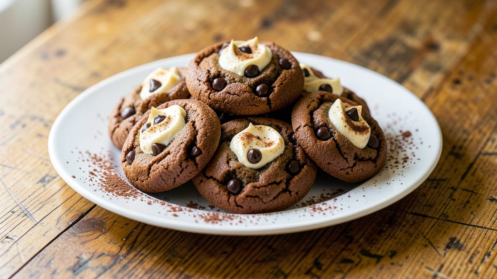 Bittersweet Chocolate Rustica Cookies Recipe: Triple-Layered Crunch With Coffee-Infused Fudge Hearts