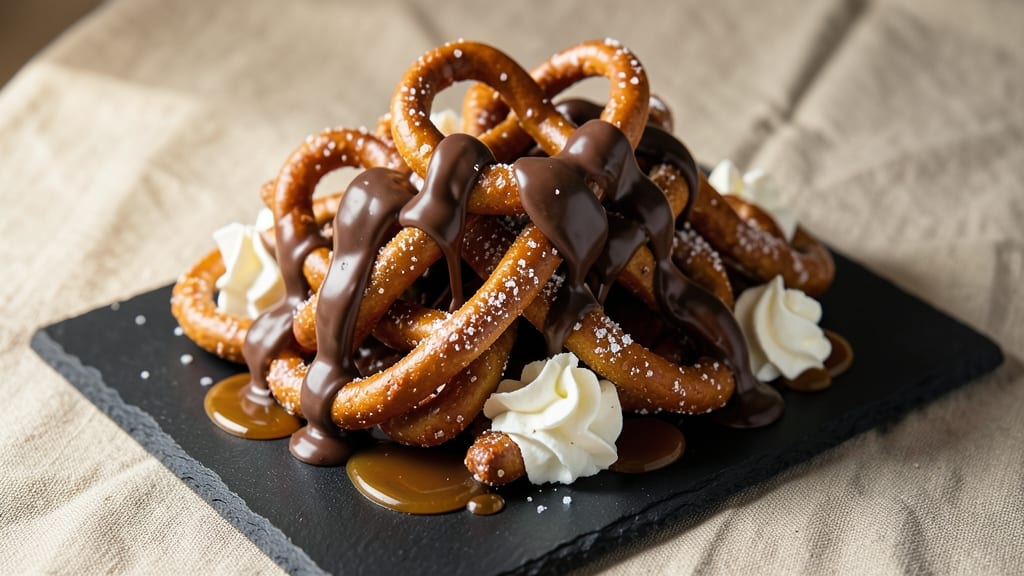 Caramel Chocolate-Dipped Pretzels Recipe: Crunchy Twists with Gooey Sweetness