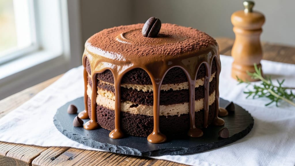 Bobby Flay's Chocolate Cake Recipe: Triple-Layered Fudge Swirls With Espresso Boost