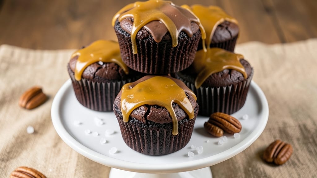 Best Chocolate Caramel Cupcake Recipe: Molten Caramel Hearts in Rich Cocoa Bites