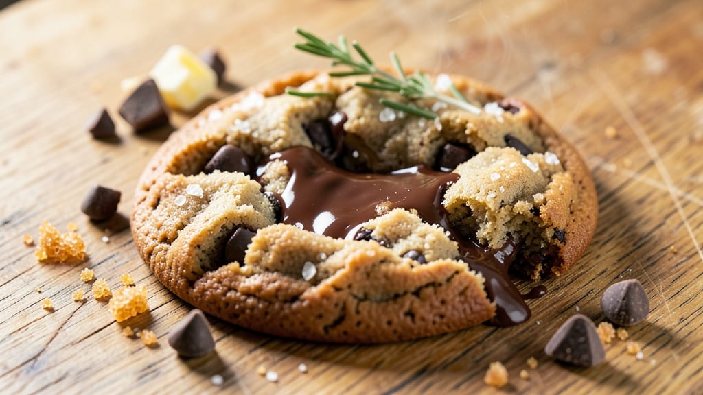 Big Chocolate Chip Cookie Recipe from Scratch: Coffee-Infused Fudgy Cracks and Warm Vanilla Swirls