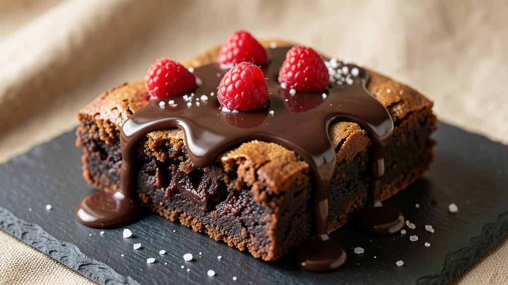 Brownie Recipe With Chocolate Sauce: Triple-Layered Fudge and Warm Ganache Rivers
