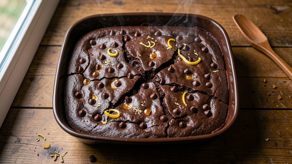Brownie Recipe From Scratch With Chocolate Chips: Homemade Fudgy Cracks and Melty Chip Rivers