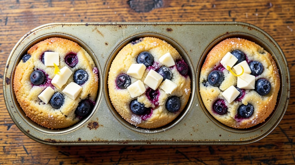 Blueberry White Chocolate Muffins Recipe: Bursting Blueberries and Melty Chunks in One Bite