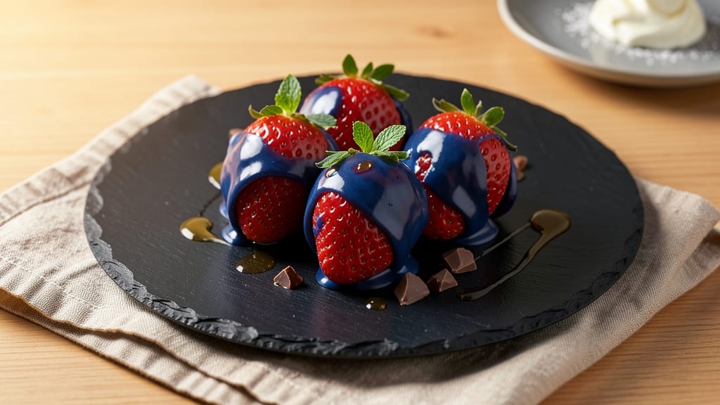 Blue Chocolate Covered Strawberries Recipe: Velvety Ganache That Sets Like Magic