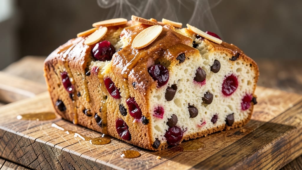 Cherry Chocolate Chip Bread Recipe: Triple-Layered Swirls With Juicy Cherries