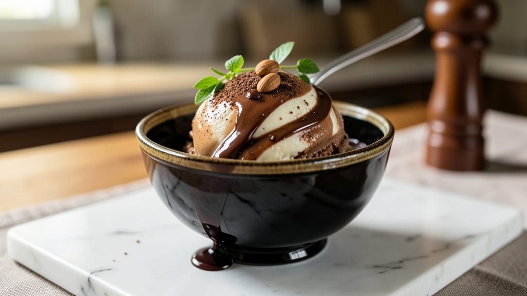 Bittersweet Chocolate Ice Cream Recipe: Rich Coffee-Infused Velvety Smoothness