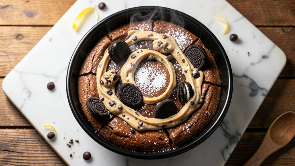 Brownie Recipe With Chocolate Chip Cookie Dough and Oreos: Fudgy Cocoa Base with Crunchy Surprises
