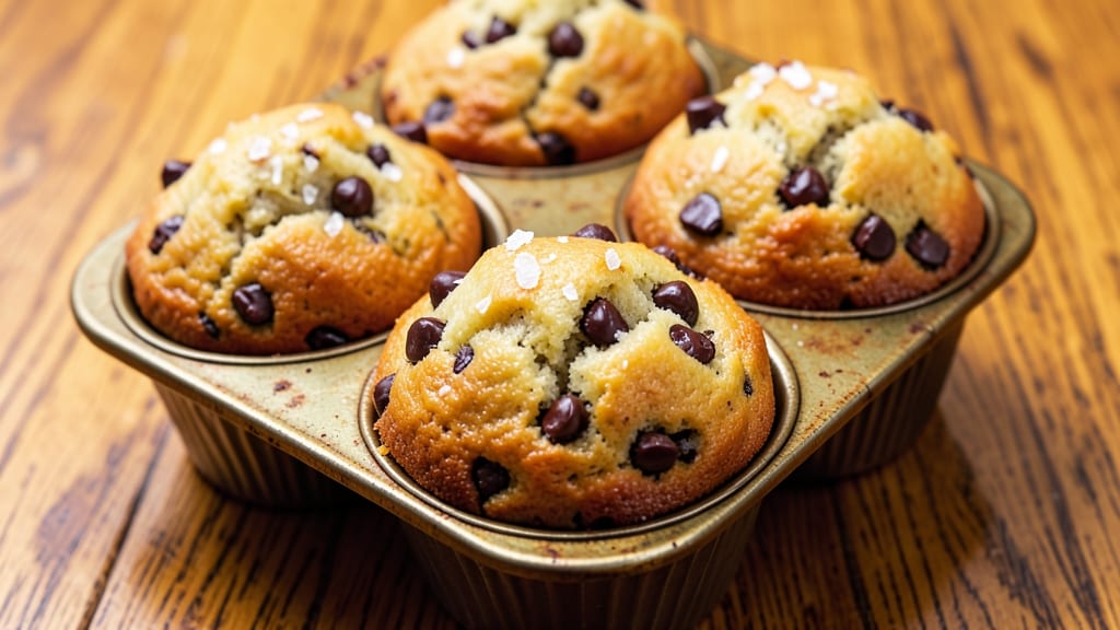 Banana Chocolate Chip Yogurt Muffins Recipe: Fluffy Peaks and Gooey Banana Streaks