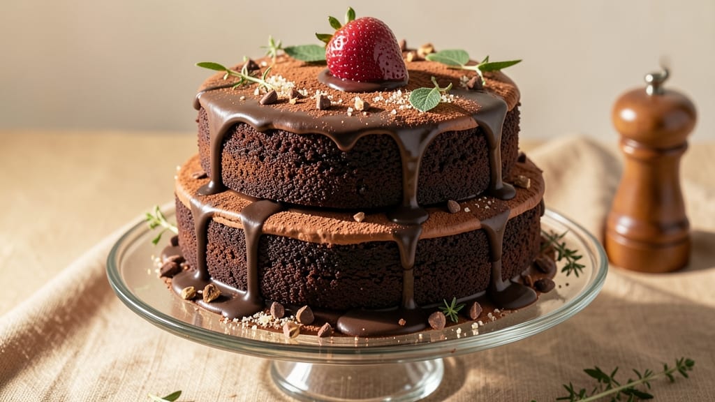 Cacao Chocolate Cake Recipe: Deep Chocolate Fudge Cracks With Espresso Boost