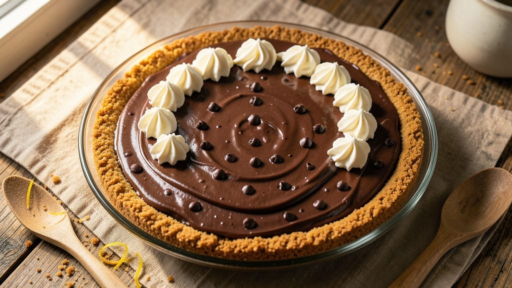 Brenda Gantt's Creamy Chocolate Pie Recipe: Velvety Ganache with No-Bake Ease