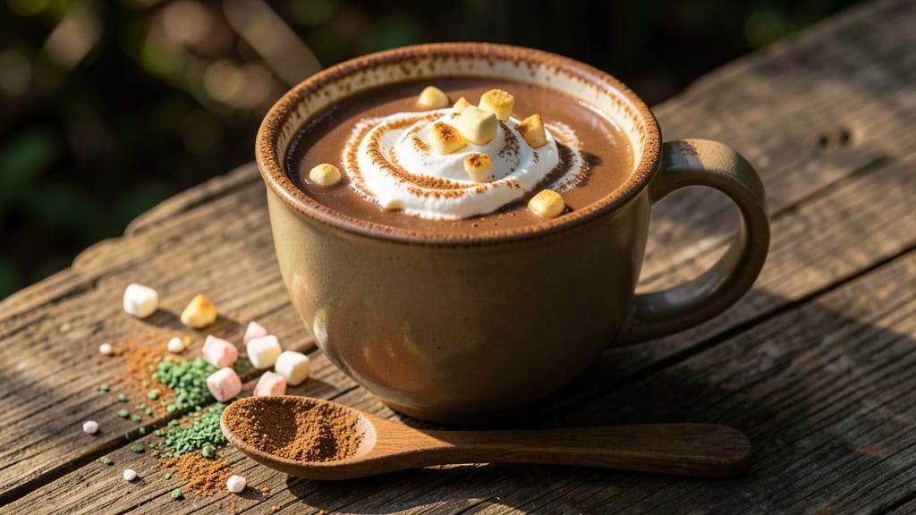Camping Hot Chocolate Recipe: Marshmallow-Infused Warmth Over Fire
