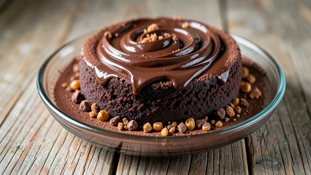 Carnival Chocolate Molten Cake Recipe: Warm Vanilla Swirls and Gooey Chocolate Rivers