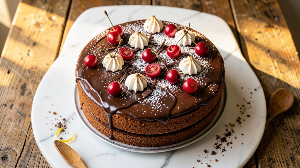 Black Forest Chocolate Cherry Cake Recipe: Triple-Layered Height With Coffee-Infused Moisture