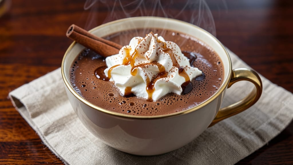 British Hot Chocolate Recipe: Whipped Cream Clouds and Spiced Cocoa Magic
