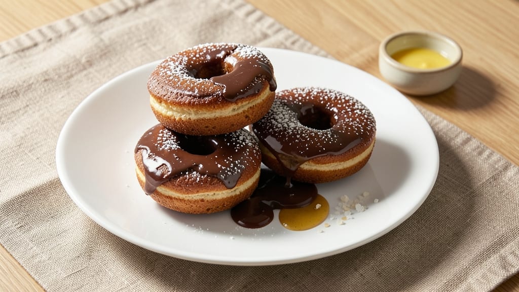 Baked Chocolate Glazed Donuts Recipe: Triple-Layered Crunch and Gooey Glaze Magic