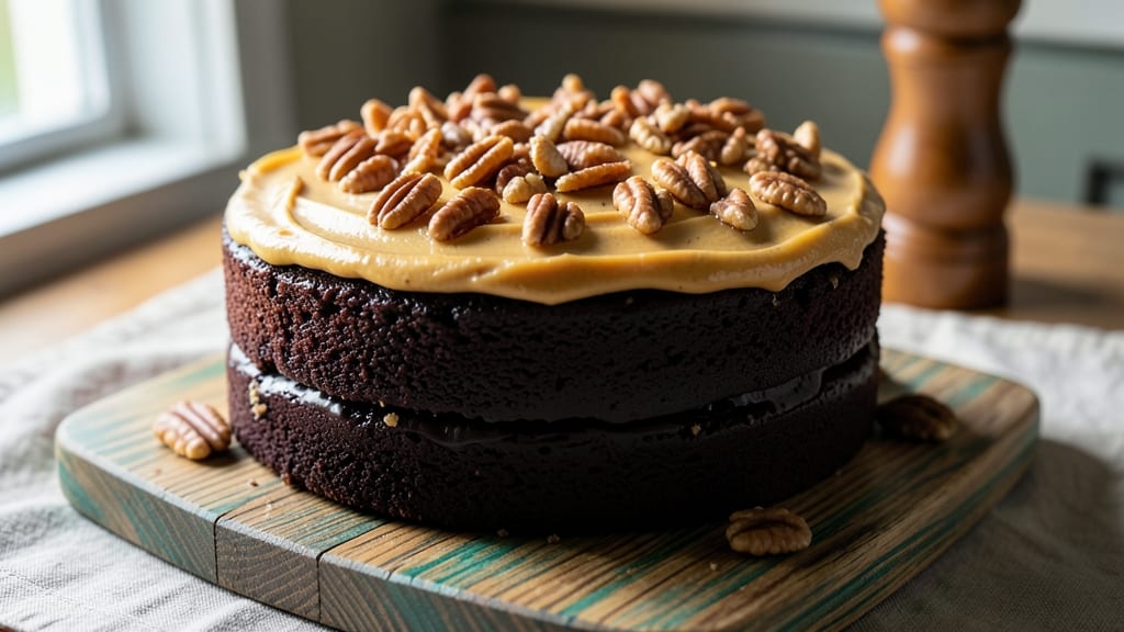 Baker's Unsweetened Chocolate German Chocolate Cake Recipe: Triple-Layered Fudge and Nutty Crunch Masterpiece