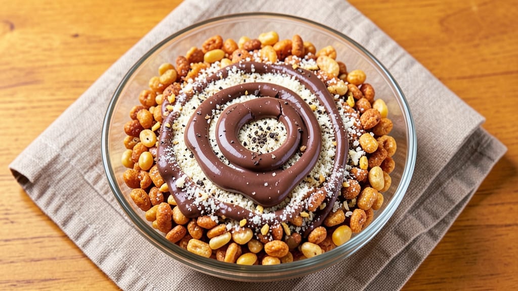 Chex Mix Recipe With Chocolate Drizzle: Crunchy Snack Bites with Sweet Drizzle Magic