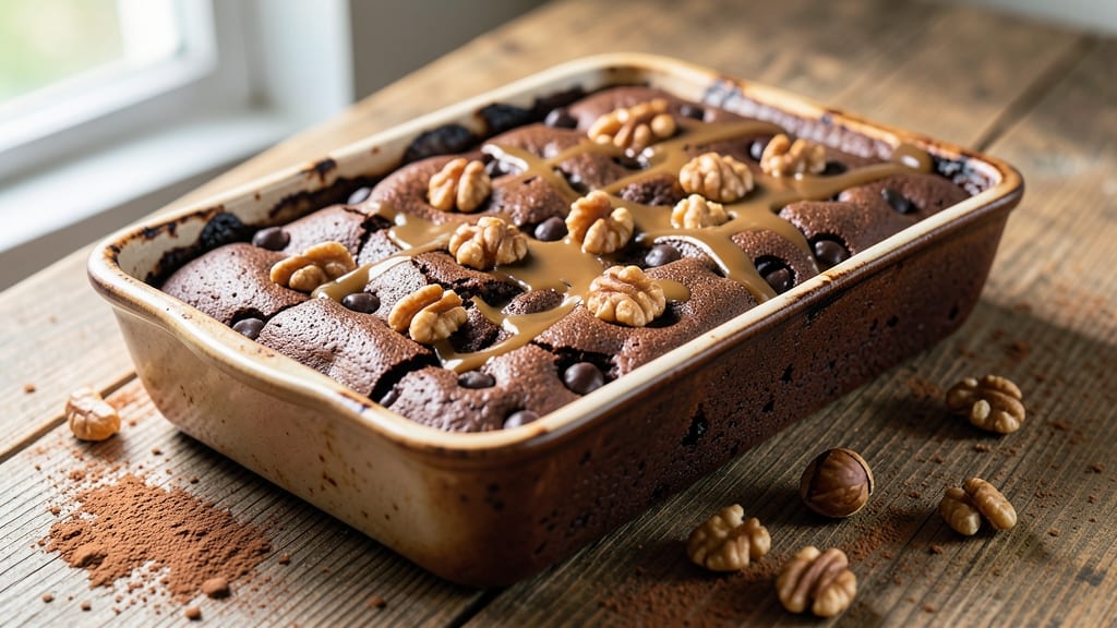 Brownie Recipe With Chocolate Chips And Walnuts: Nutty-Crunchy Fudgy Squares