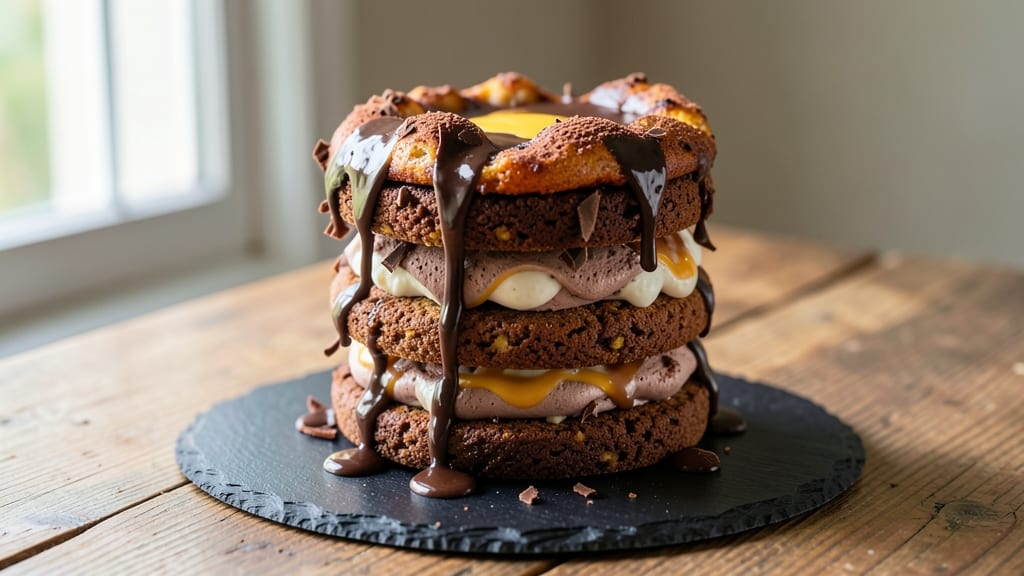 BJ's Triple Chocolate Pizookie Recipe: Crunchy Cookie Base with Fudgy Chocolate Swirls