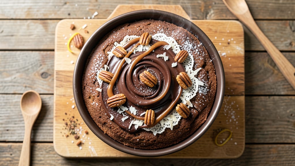 Baker's Semi-Sweet German Chocolate Cake Recipe: Crunchy Pecans and Coffee-Infused Moisture