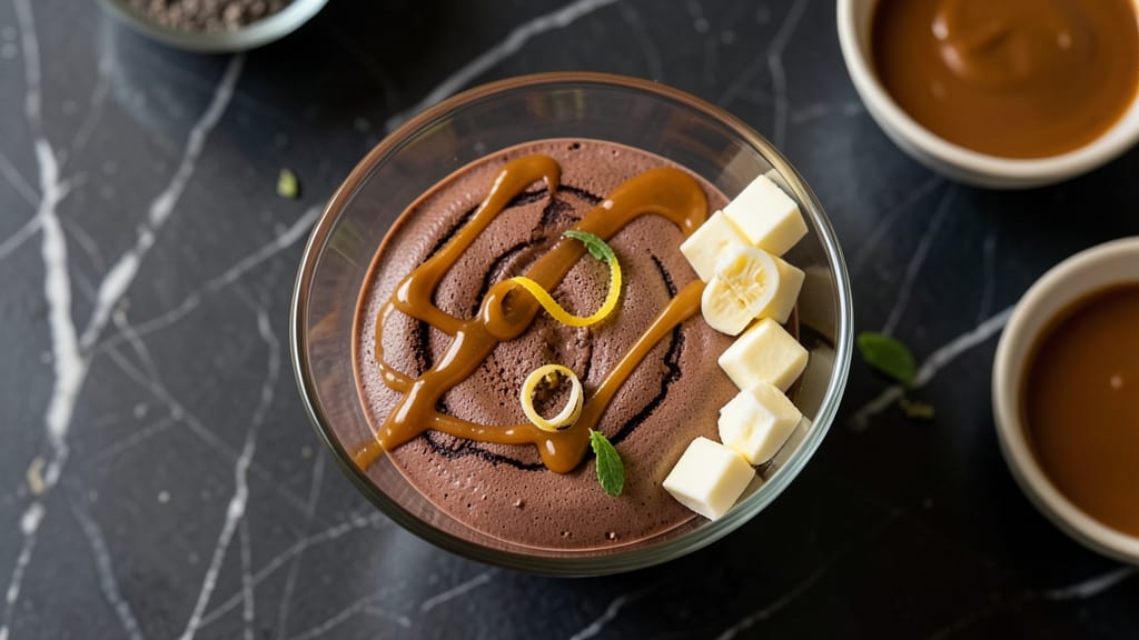 Caramel Chocolate Mousse Recipe: Silken Swirls With Caramel Ribbons