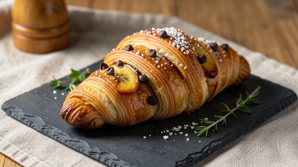 Banana Chocolate Croissant Recipe: Flaky Layers With Hidden Fruit Fudge