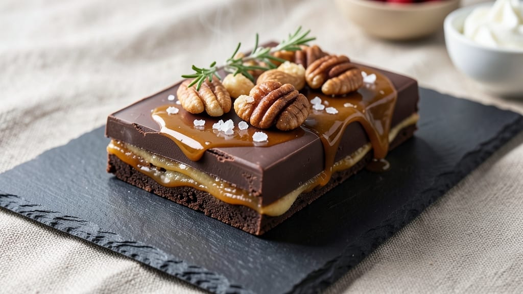 Caramel Nut Chocolate Bars Recipe: Crunchy Nut Clusters in Every Bite
