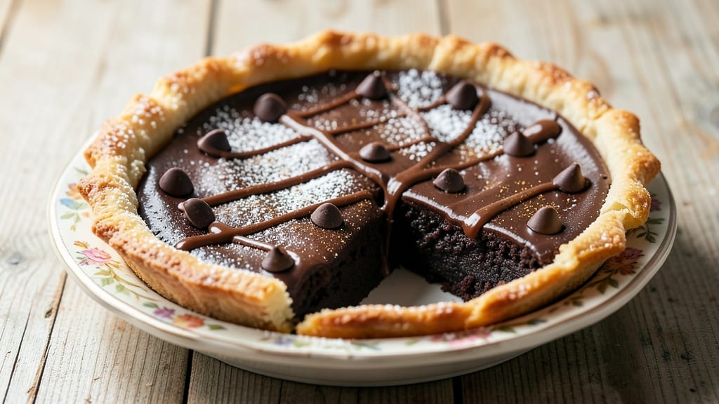 Bev's Chocolate Pie Recipe: Coffee-Infused Fudge Swirls and Buttery Crust