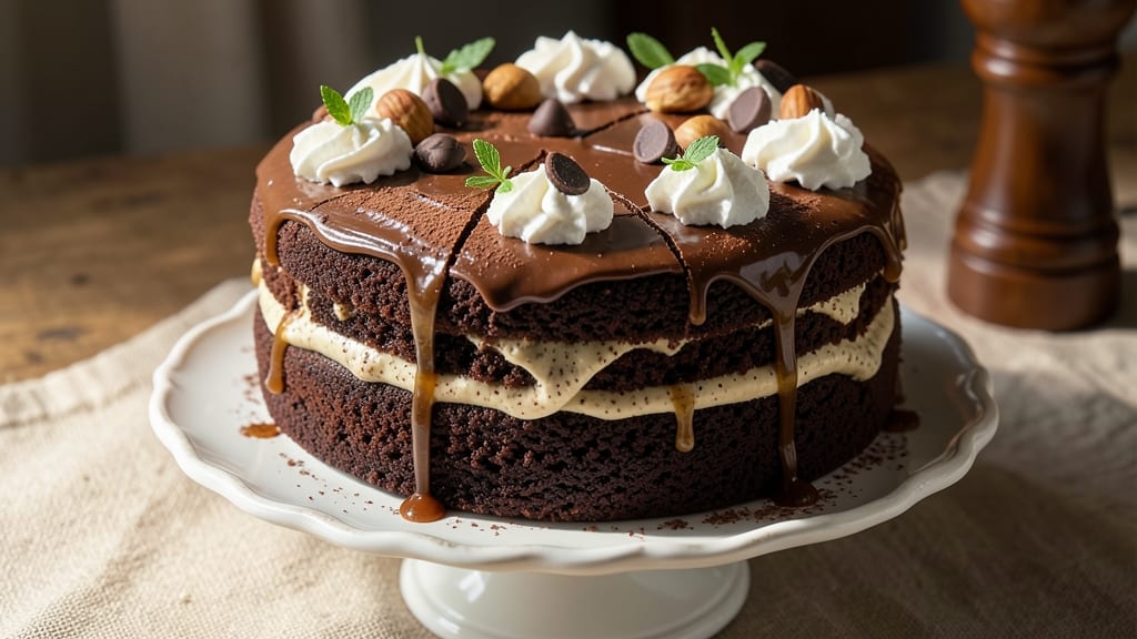Café Latte Chocolate Cake Recipe: Espresso-Infused Layers With Buttery Crunch