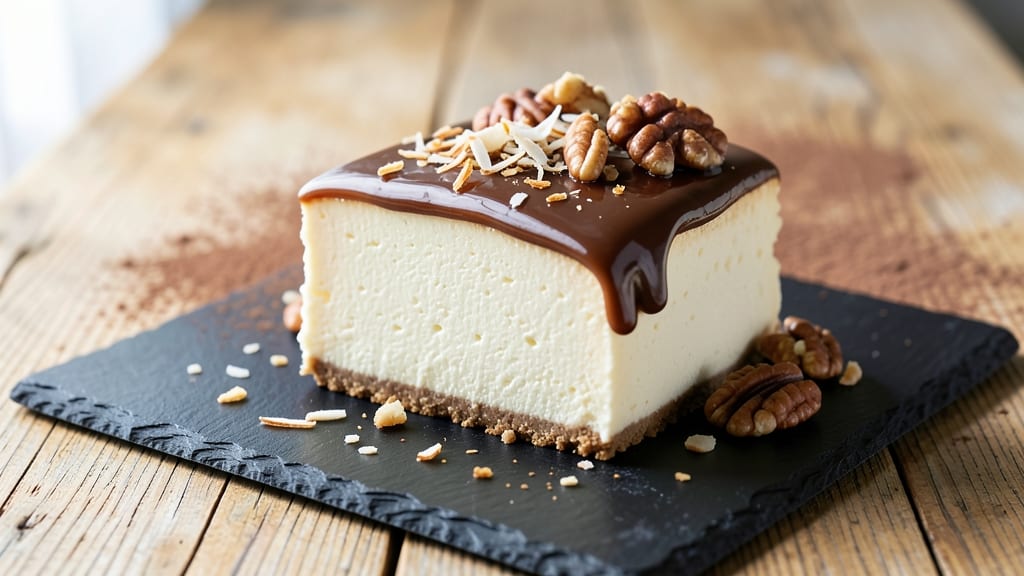 Cheesecake Factory German Chocolate Cheesecake Recipe: Triple-Layered Crunch With Coffee-Infused Fudge Swirls