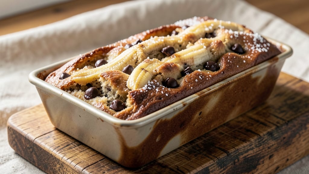 Banana Bread Recipe with Two Bananas and Chocolate Chips: Fudgy Swirls and Banana Burst in Every Slice