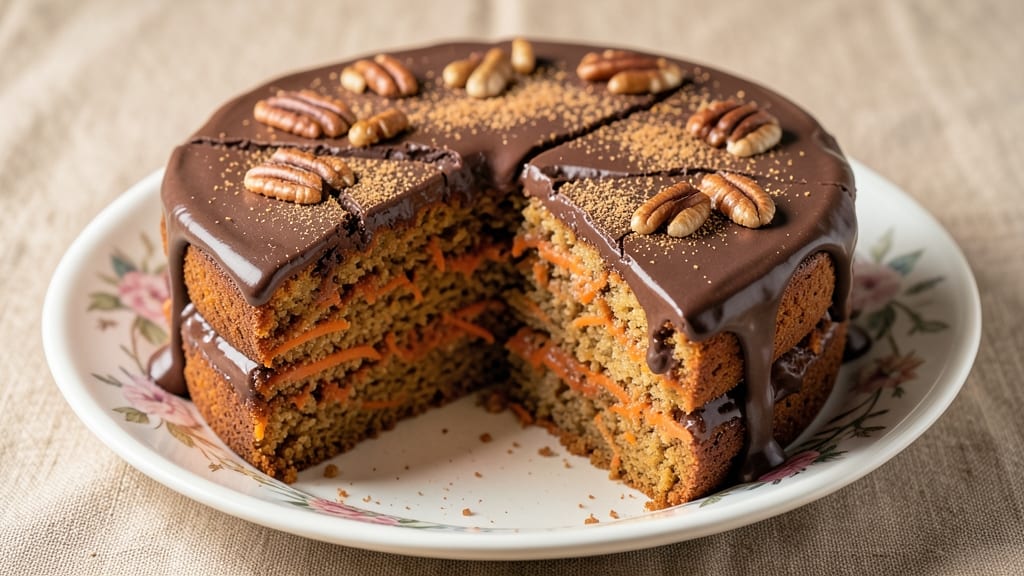 Carrot Cake Recipe With Chocolate Topping: Fudgy Frosting That Melts Like Magic