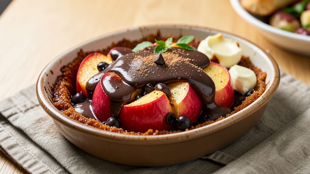 Baked Apple Chocolate Recipe: Warm Spiced Apples and Melty Chocolate Fusion