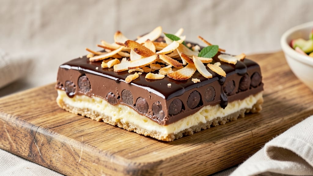 Bounty-Inspired Coconut Chocolate Bars Recipe: Chewy Cocoa Crunch with Toasted Coconut Layers