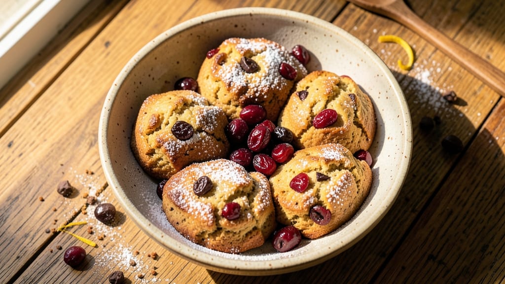 Cherry Chocolate Scones Recipe: Coffee-Infused Fudgy Cracks and Buttery Layers