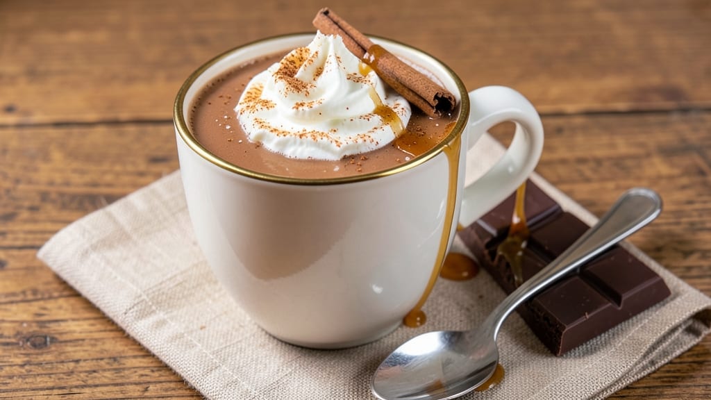 Café-Style Hot Chocolate Recipe: Whipped Cream Clouds and Spiced Depth