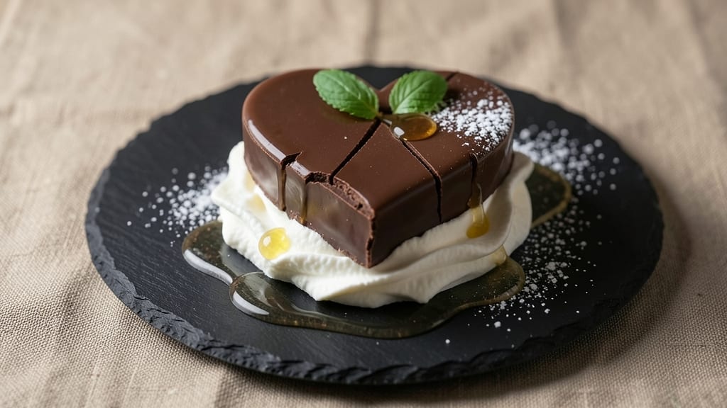 Breakable Chocolate Hearts Recipe: Delicate Filigree Edges That Melt in Seconds