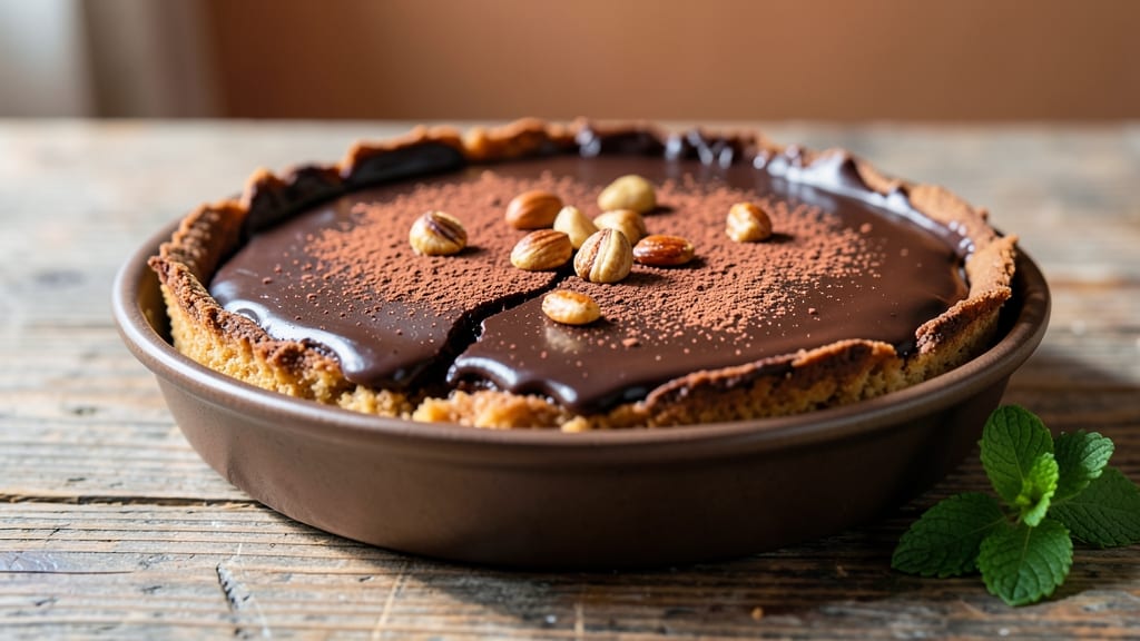 Bitter Chocolate Tart Recipe: Deep Cocoa Crunch With Espresso-Infused Ganache