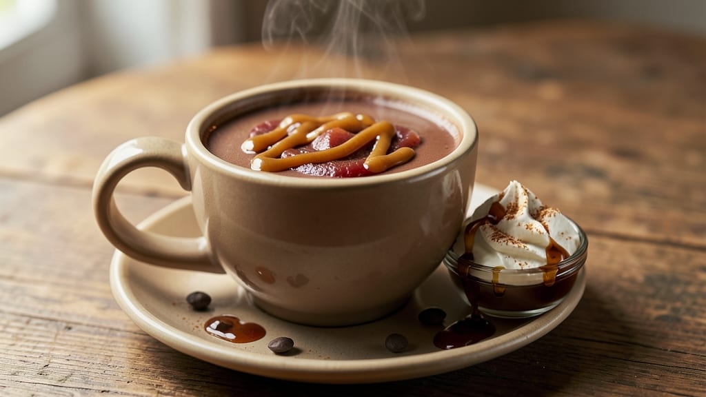 Caramel Apple Butter Hot Chocolate Recipe: Spiced Boozy Swirls in One Pot