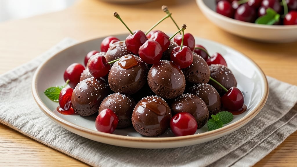 Cherry Chocolate Kisses Recipe: Tart Cherries and Melty Chocolate Magic