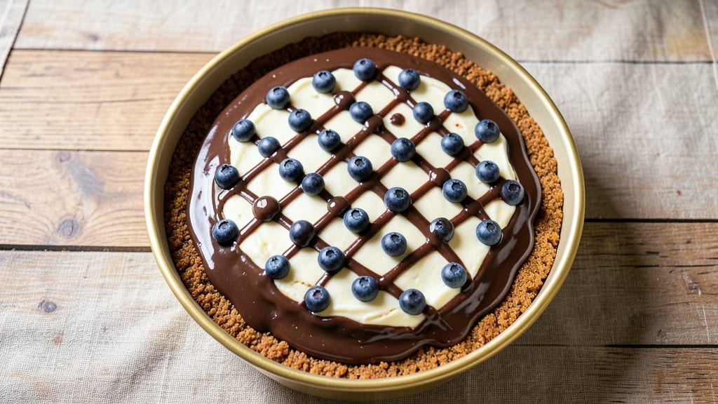 Blueberry Chocolate Cheesecake Recipe: Bursting Berries and Fudgy Cocoa Layers