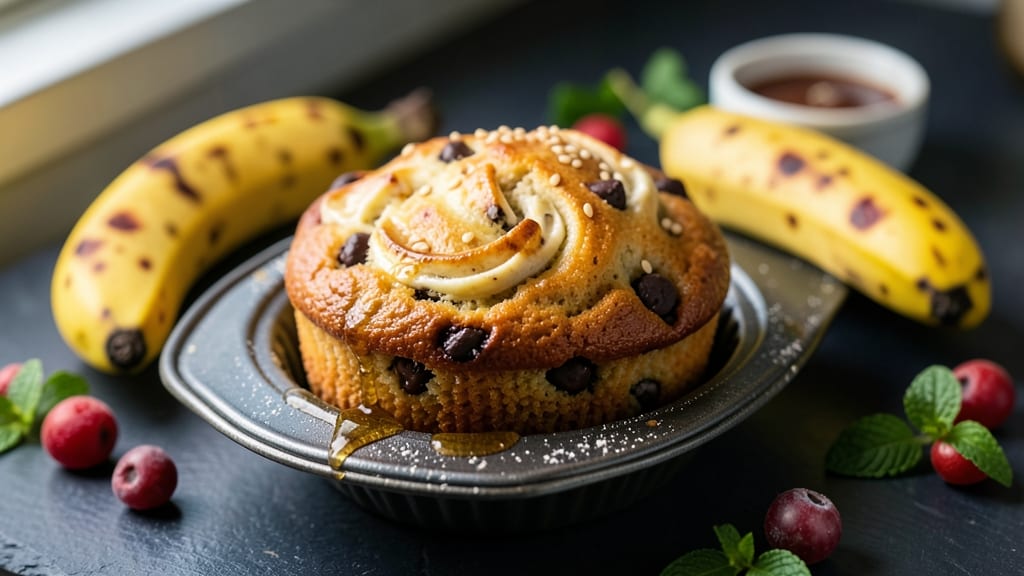 Banana Chocolate Chip Muffins Recipe NZ: Golden Domes With Coffee-Infused Moisture