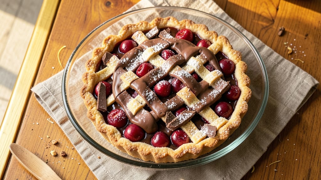 Cherry Chocolate Tart Recipe: Bursting With Tart Cherries and Fudgy Cocoa Crunch