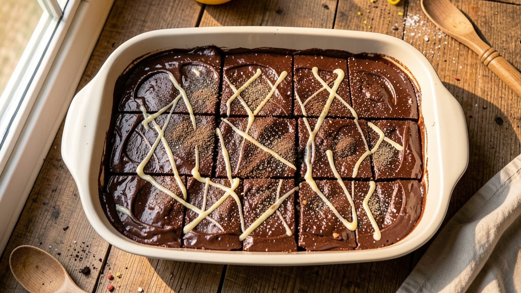 Chewy Chocolate Bars Recipe: Fudgy Cracks and Coffee-Inspired Richness