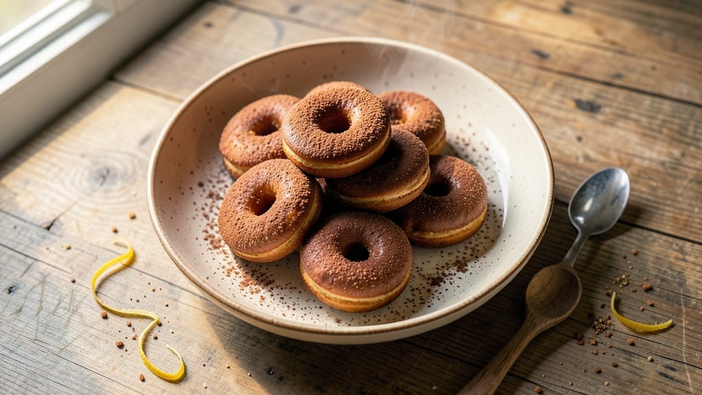 Baked Mini Chocolate Donut Recipe: Single-Bite Fudgy Cocoa Bombs